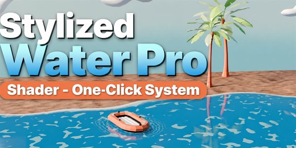 Stylized Water Pro Shader Blender addon cover
